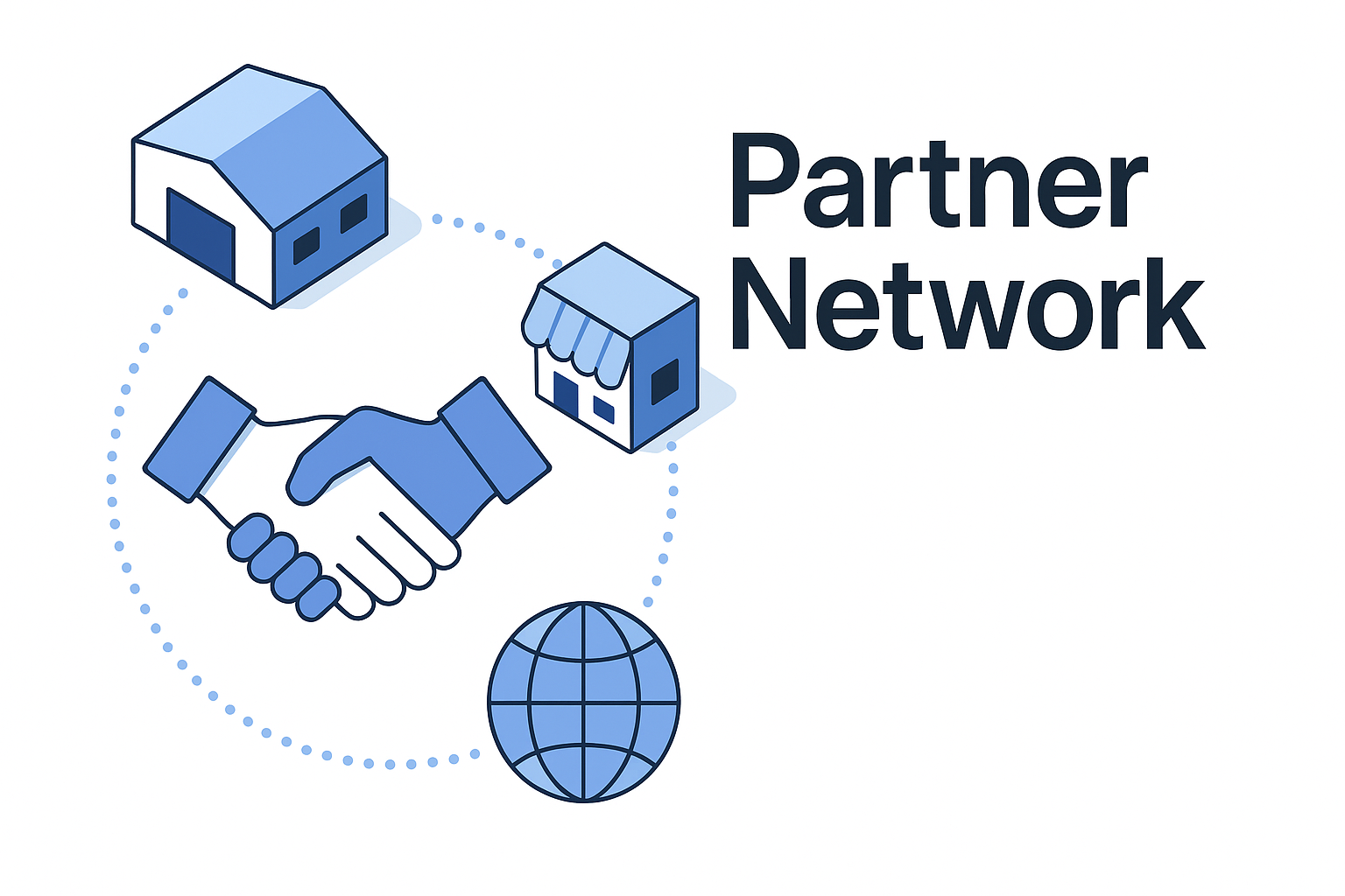 Partner network illustration